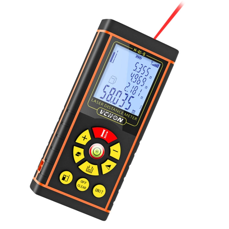 VCHON 40m Handheld Rechargeable Voice Laser Rangefinder High Precision Infrared Room Measuring Instrument Electronic Laser Ruler - Laser Rangefinder by PMC Jewellery | Online Shopping South Africa | PMC Jewellery | Buy Now Pay Later Mobicred