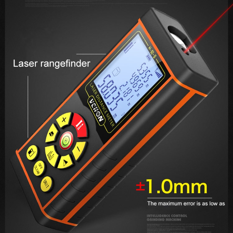 VCHON 60m Handheld Rechargeable Voice Laser Rangefinder High Precision Infrared Room Measuring Instrument Electronic Laser Ruler - Laser Rangefinder by PMC Jewellery | Online Shopping South Africa | PMC Jewellery | Buy Now Pay Later Mobicred