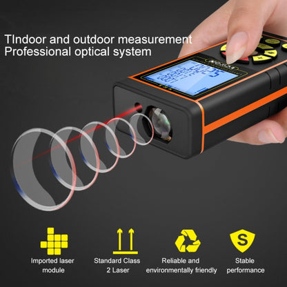 VCHON 120m Handheld Rechargeable Voice Laser Rangefinder High Precision Infrared Room Measuring Instrument Electronic Laser Ruler - Laser Rangefinder by PMC Jewellery | Online Shopping South Africa | PMC Jewellery | Buy Now Pay Later Mobicred