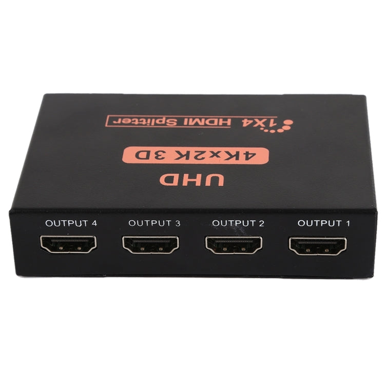 CY10 UHD 4K x 2K 3D 1 x 4 HDMI Splitter (UK Plug) - Splitter by PMC TechLife | Online Shopping South Africa | PMC TechLife | Buy Now Pay Later Mobicred