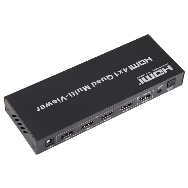 4 in 1 Out HDMI Quad Multi-viewer with Seamless Switcher, US Plug - Switch by PMC Jewellery | Online Shopping South Africa | PMC Jewellery | Buy Now Pay Later Mobicred