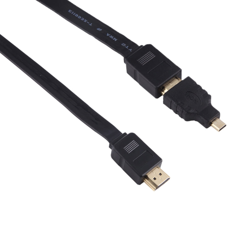 1m HDMI Male to HDMI Male Retractable Video Audio Connector Adapter Cable with Mini HDMI & Micro HDMI Adapters for HDTV Monitor & Projector & PC & Cameras & Tablets & Smartphones - Converter by PMC Jewellery | Online Shopping South Africa | PMC Jewellery | Buy Now Pay Later Mobicred