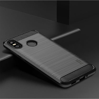 MOFI Brushed Texture Carbon Fiber Soft TPU Case for HTC U12 Life(Grey) - HTC by MOFI | Online Shopping South Africa | PMC Jewellery | Buy Now Pay Later Mobicred