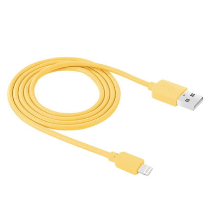 HAWEEL 1m High Speed 35 Cores 8 Pin to USB Sync Charging Cable for iPhone, iPad(Yellow) - Normal Style Cable by PMC Jewellery | Online Shopping South Africa | PMC Jewellery | Buy Now Pay Later Mobicred