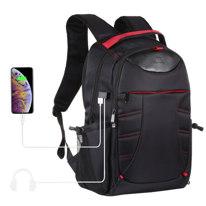 HAWEEL Foldable Removable Outdoor Portable Dual Shoulders Laptop Backpack(Black) - Backpack by HAWEEL | Online Shopping South Africa | PMC Jewellery | Buy Now Pay Later Mobicred