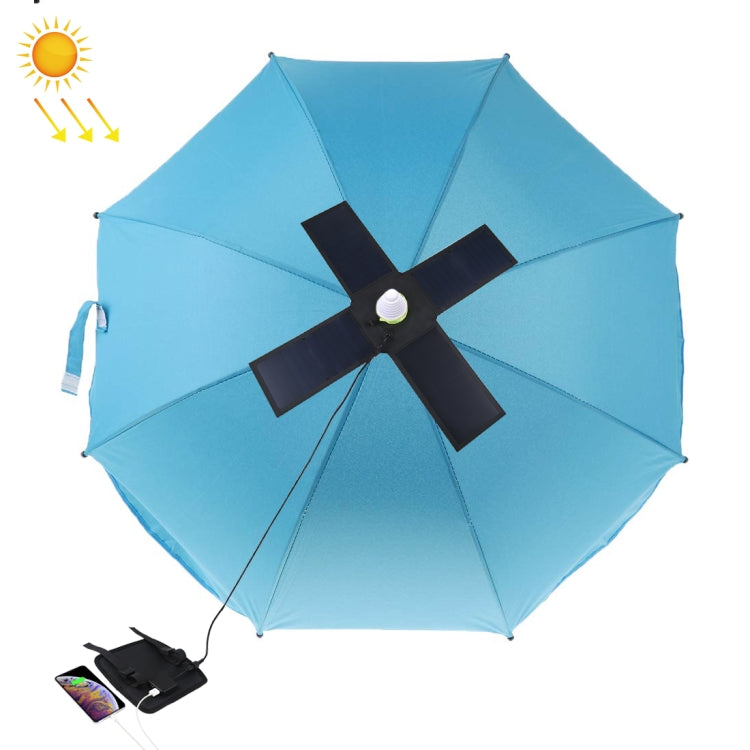 HAWEEL 28W Foldable Umbrella Top Solar Panel Charger with 5V 3A Max Dual USB Ports, Support QC3.0 / FCP / SCP/ AFC / SFCP Protocol(Black) - free shipping - PMC Jewellery - Order now!