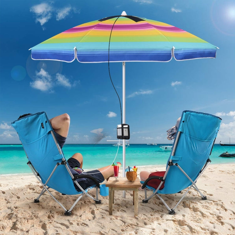 HAWEEL 28W Foldable Umbrella Top Solar Panel Charger with 5V 3A Max Dual USB Ports, Support QC3.0 / FCP / SCP/ AFC / SFCP Protocol(Black) - free shipping - PMC Jewellery - Order now!