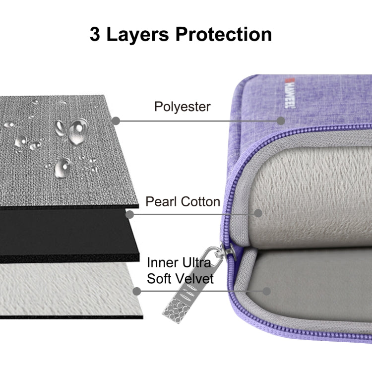 HAWEEL 7.9 inch Sleeve Case Zipper Briefcase Carrying Bag, For iPad mini 4 / iPad mini 3 / iPad mini 2 / iPad mini, Galaxy, Lenovo, Sony, Xiaomi, Huawei 7.9 inch Tablets(Purple) - free shipping - PMc TechLife - Order now!