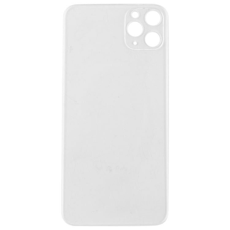 Transparent Frosted Glass Battery Back Cover for iPhone 11 Pro(Transparent) - Back Cover by PMC Jewellery | Online Shopping South Africa | PMC Jewellery | Buy Now Pay Later Mobicred