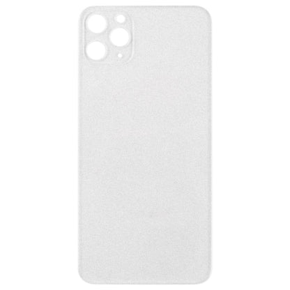 Transparent Frosted Glass Battery Back Cover for iPhone 11 Pro Max(Transparent) - Back Cover by PMC Jewellery | Online Shopping South Africa | PMC Jewellery | Buy Now Pay Later Mobicred