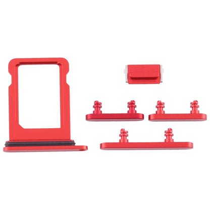 SIM Card Tray + Side Keys for iPhone 12 Mini(Red) - Metal Parts by PMC Jewellery | Online Shopping South Africa | PMC Jewellery | Buy Now Pay Later Mobicred