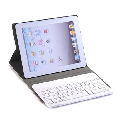 A02 for iPad 4 / 3 / 2 Universal Ultra-thin ABS Horizontal Flip Tablet Case + Bluetooth Keyboard(Gold) - Universal by PMC Jewellery | Online Shopping South Africa | PMC Jewellery | Buy Now Pay Later Mobicred