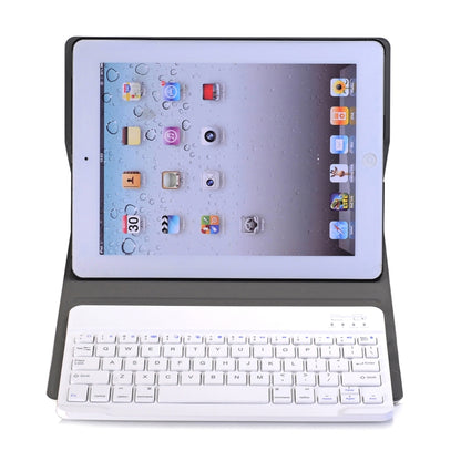 A02 for iPad 4 / 3 / 2 Universal Ultra-thin ABS Horizontal Flip Tablet Case + Bluetooth Keyboard(Rose Gold) - Universal by PMC Jewellery | Online Shopping South Africa | PMC Jewellery | Buy Now Pay Later Mobicred