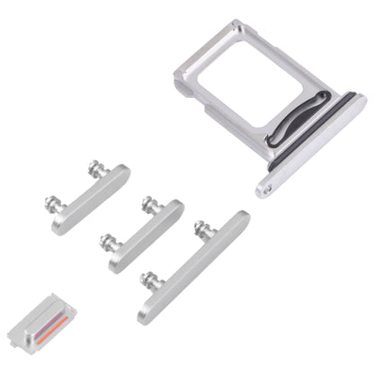 SIM Card Tray + SIM Card Tray + Side Keys for iPhone 14 Pro (Silver) - Others by PMC Jewellery | Online Shopping South Africa | PMC Jewellery | Buy Now Pay Later Mobicred