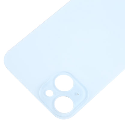 For iPhone 15 Plus Easy Replacement Big Camera Hole Glass Back Battery Cover(Blue) - Back Cover by PMC Jewellery | Online Shopping South Africa | PMC Jewellery