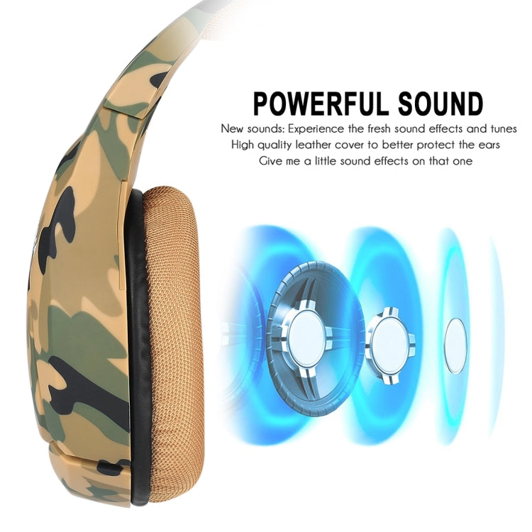 ONIKUMA K1-B Deep Bass Noise Canceling Camouflage Gaming Headphone with Microphone(Yellow) - Multimedia Headset by ONIKUMA | Online Shopping South Africa | PMC Jewellery | Buy Now Pay Later Mobicred