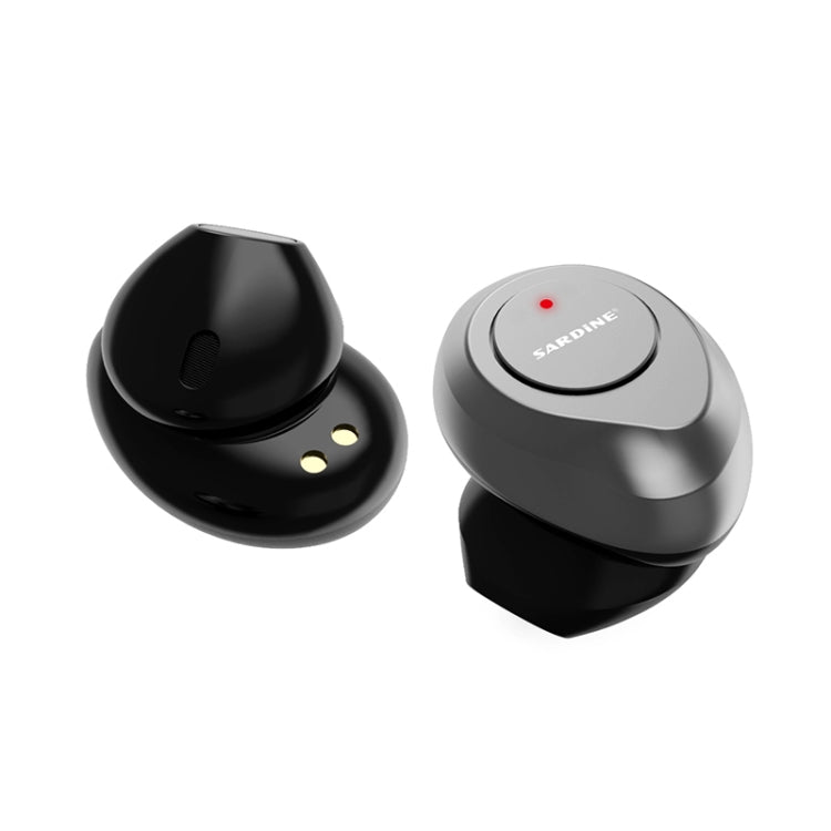SARDiNE F8 TWS Bluetooth V5.0 Wireless Stereo Earphones with Charging Box(Rose Gold) - TWS Earphone by SARDiNE | Online Shopping South Africa | PMC TechLife | Buy Now Pay Later Mobicred