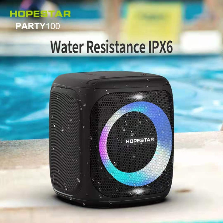 HOPESTAR Party100 Bluetooth 5.0 Portable Waterproof Wireless Bluetooth Speaker with Mobile Charging Function (Green) - Desktop Speaker by HOPESTAR | Online Shopping South Africa | PMC Jewellery | Buy Now Pay Later Mobicred