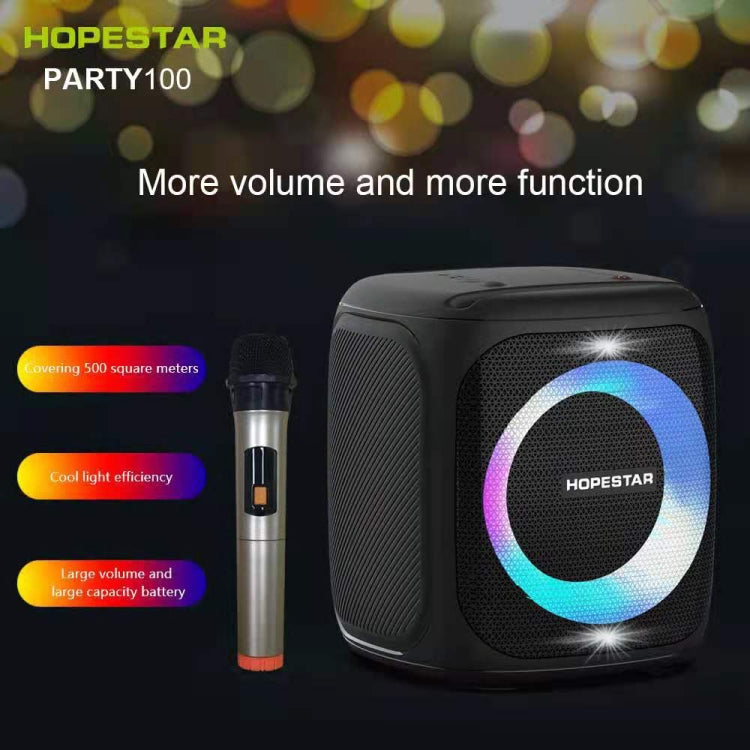 HOPESTAR Party100 Bluetooth 5.0 Portable Waterproof Wireless Bluetooth Speaker with Mobile Charging Function (Green) - Desktop Speaker by HOPESTAR | Online Shopping South Africa | PMC Jewellery | Buy Now Pay Later Mobicred