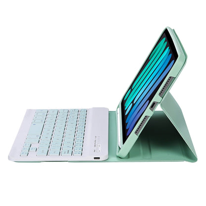 C06B Ultra-thin Candy Colors Bluetooth Keyboard Tablet Case for iPad mini 6, with Stand & Pen Slot (Green) - For iPad mini by PMC Jewellery | Online Shopping South Africa | PMC Jewellery | Buy Now Pay Later Mobicred