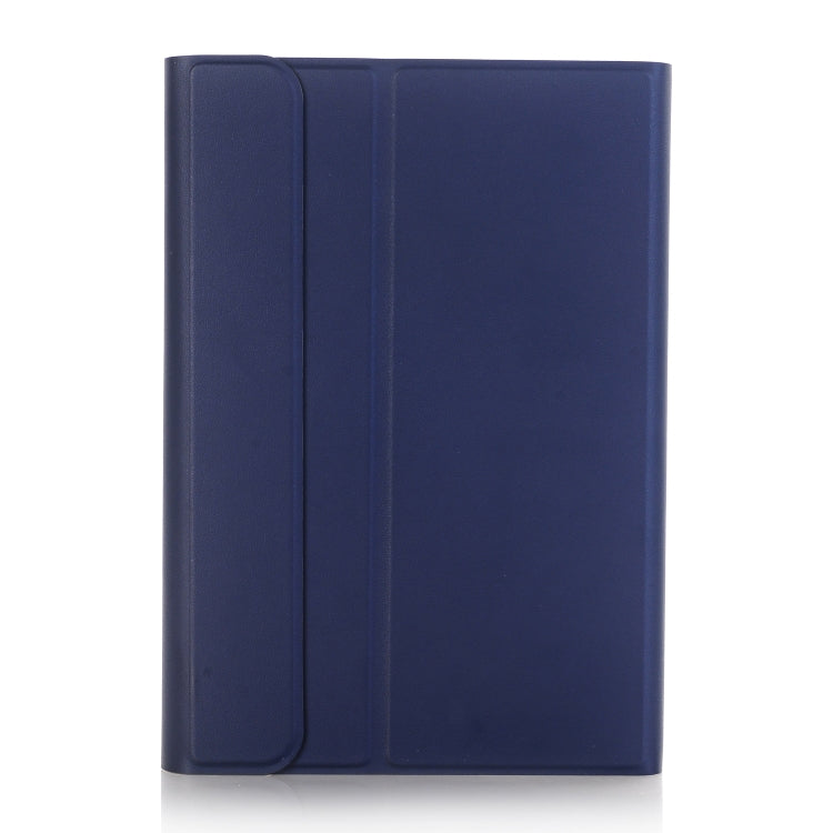 A05B Bluetooth 3.0 Ultra-thin ABS Detachable Bluetooth Keyboard Leather Tablet Case for iPad mini 5 / 4 / 3 / 2, with Holder(Dark Blue) - For iPad mini by PMC Jewellery | Online Shopping South Africa | PMC Jewellery | Buy Now Pay Later Mobicred