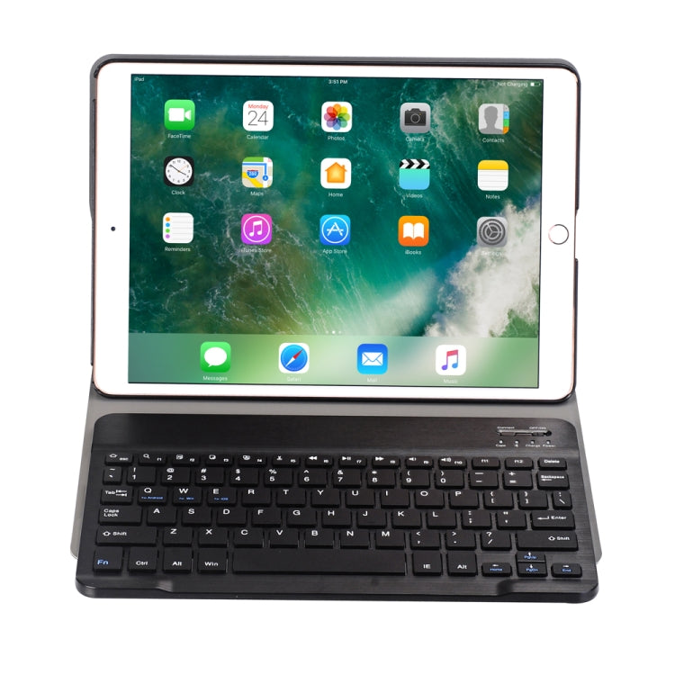 A09 Bluetooth 3.0 Ultra-thin ABS Detachable Bluetooth Keyboard Leather Tablet Case for iPad Air / Pro 10.5 inch (2019), with Holder (Black) - For iPad Pro by PMC Jewellery | Online Shopping South Africa | PMC Jewellery | Buy Now Pay Later Mobicred