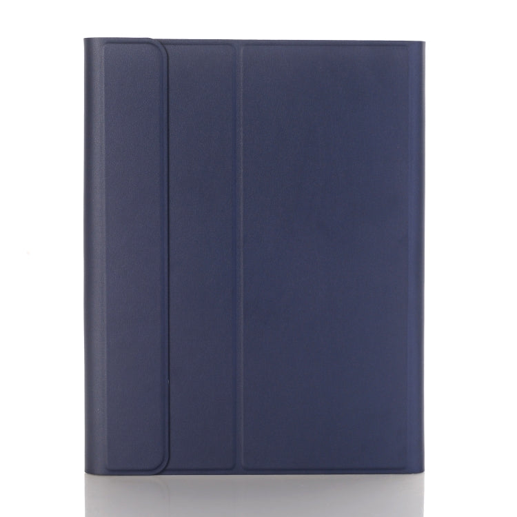 A09B Bluetooth 3.0 Ultra-thin ABS Detachable Bluetooth Keyboard Leather Tablet Case for iPad Air / Pro 10.5 inch (2019), with Pen Slot & Holder (Dark Blue) - For iPad Pro by PMC Jewellery | Online Shopping South Africa | PMC Jewellery | Buy Now Pay Later Mobicred