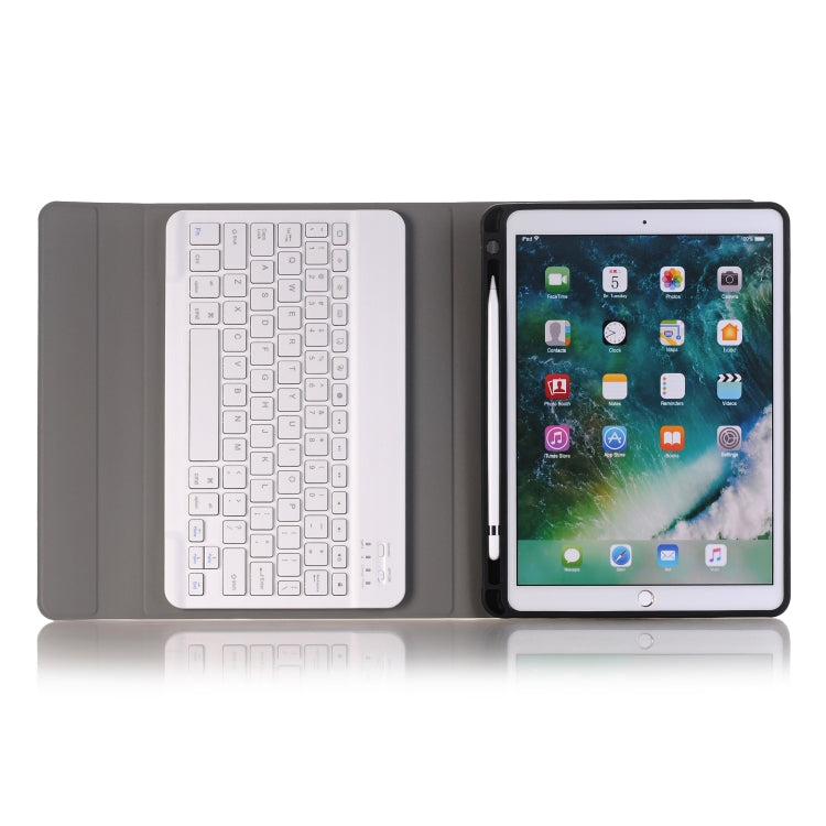 A09B Bluetooth 3.0 Ultra-thin ABS Detachable Bluetooth Keyboard Leather Tablet Case for iPad Air / Pro 10.5 inch (2019), with Pen Slot & Holder (Gold) - For iPad Pro by PMC TechLife | Online Shopping South Africa | PMC TechLife