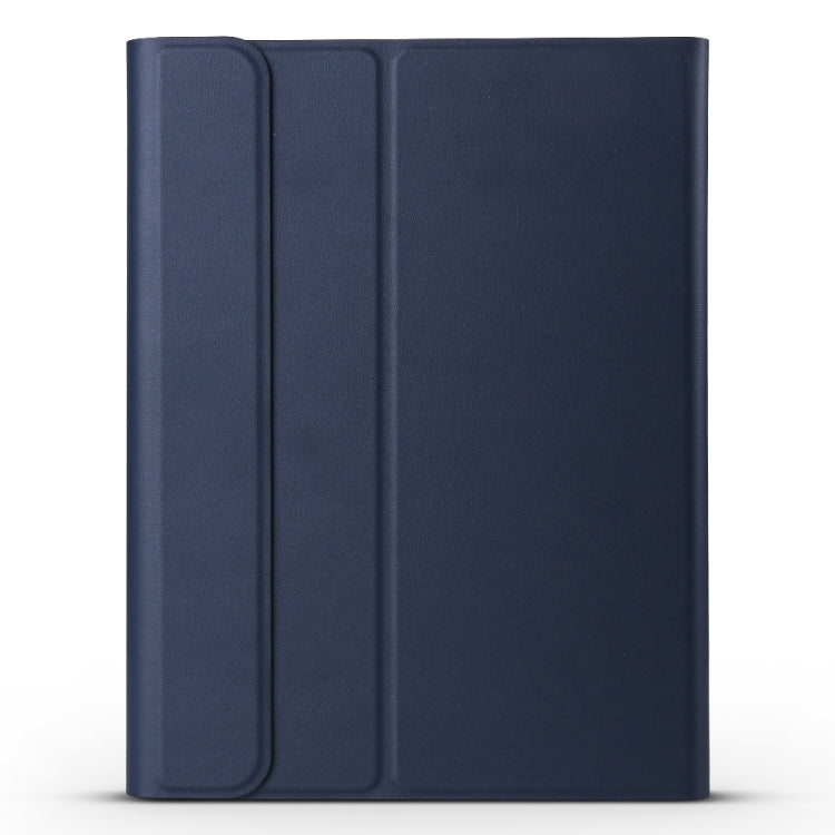 A11 Bluetooth 3.0 Ultra-thin ABS Detachable Bluetooth Keyboard Leather Tablet Case for iPad Pro 11 inch （2018）, with Holder (Dark Blue) - For iPad Pro by PMC Jewellery | Online Shopping South Africa | PMC Jewellery | Buy Now Pay Later Mobicred