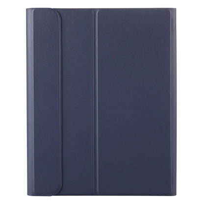 A11B Bluetooth 3.0 Ultra-thin ABS Detachable Bluetooth Keyboard Leather Tablet Case for iPad Pro 11 inch （2018）, with Pen Slot & Holder (Dark Blue) - For iPad Pro by PMC Jewellery | Online Shopping South Africa | PMC Jewellery | Buy Now Pay Later Mobicred