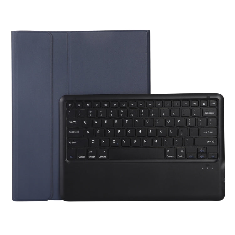 A12B Bluetooth 3.0 Ultra-thin Detachable Bluetooth Keyboard Leather Tablet Case for iPad Air 13 2024 / 2025 / Pro 12.9 inch 2022 / 2021 / 2020 / 2018, with Pen Slot & Holder(Dark Blue) - For iPad Pro by PMC Jewellery | Online Shopping South Africa | PMC Jewellery | Buy Now Pay Later Mobicred