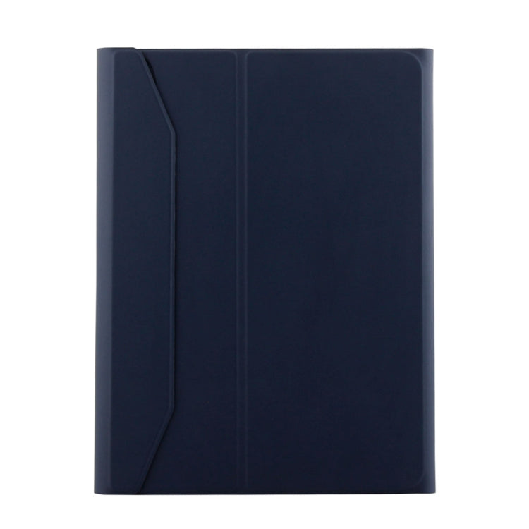 1139B Detachable Bluetooth 3.0 Aluminum Alloy Keyboard + Lambskin Texture Leather Tablet Case for iPad Pro 11 inch (2018), with Three-gear Adjustment / Magnetic / Sleep Function (Blue) - For iPad Pro by PMC TechLife | Online Shopping South Africa | PMC TechLife