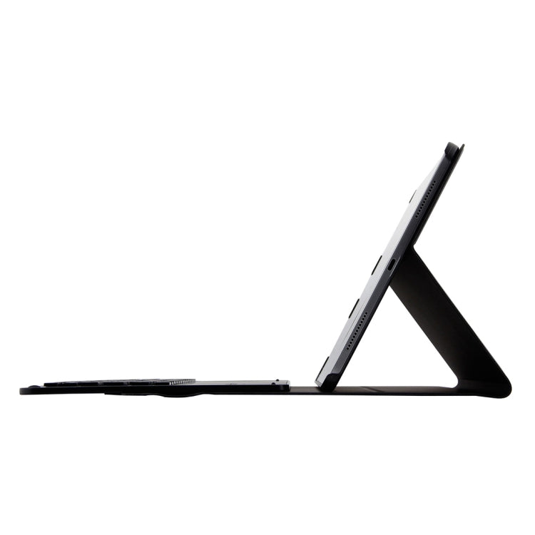 1139B Detachable Bluetooth 3.0 Aluminum Alloy Keyboard + Lambskin Texture Leather Tablet Case for iPad Pro 11 inch (2018), with Three-gear Adjustment / Magnetic / Sleep Function (Blue) - For iPad Pro by PMC TechLife | Online Shopping South Africa | PMC TechLife