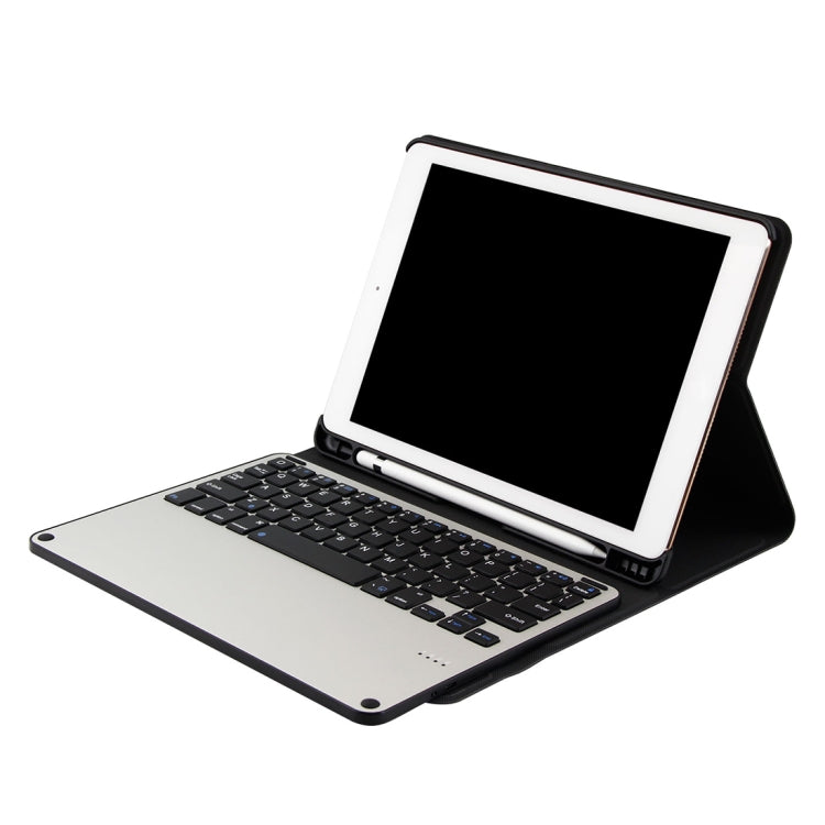 3018 Detachable Bluetooth 3.0 Aluminum Alloy Keyboard + Imitation Cloth Texture Leather Tablet Case for iPad Air / Air 2 / iPad Pro 9.7 inch, with Sleep / Water Repellent Function(Black) - For iPad Pro by PMC TechLife | Online Shopping South Africa | PMC TechLife