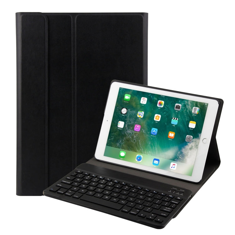 FT-1030 Bluetooth 3.0 ABS Brushed Texture Keyboard + Skin Texture Leather Tablet Case for iPad Air / Air 2 / iPad Pro 9.7 inch, with Three-gear Angle Adjustment / Magnetic / Sleep Function (Black) - For iPad Pro by PMC TechLife | Online Shopping South Africa | PMC TechLife