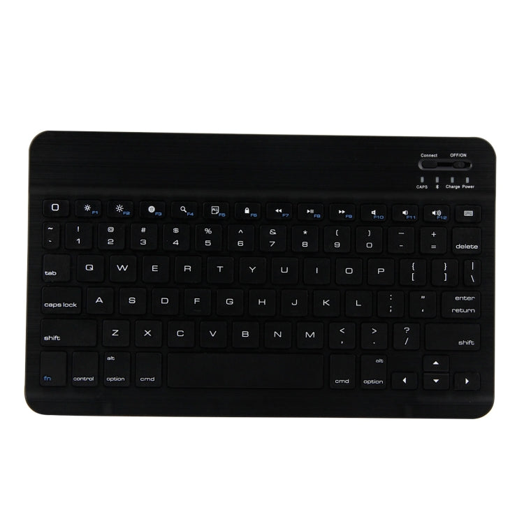 FT-1030 Bluetooth 3.0 ABS Brushed Texture Keyboard + Skin Texture Leather Tablet Case for iPad Air / Air 2 / iPad Pro 9.7 inch, with Three-gear Angle Adjustment / Magnetic / Sleep Function (Black) - For iPad Pro by PMC TechLife | Online Shopping South Africa | PMC TechLife