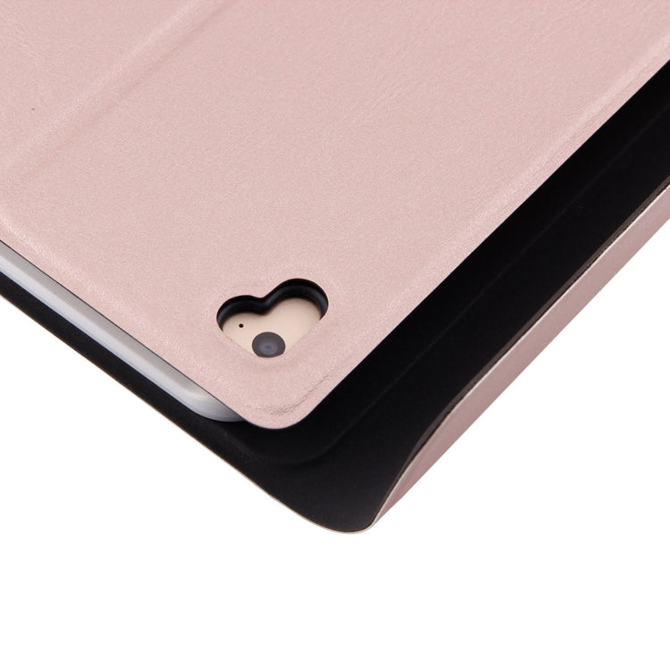 FT-1030 Bluetooth 3.0 ABS Brushed Texture Keyboard + Skin Texture Leather Tablet Case for iPad Air / Air 2 / iPad Pro 9.7 inch, with Three-gear Angle Adjustment / Magnetic / Sleep Function (Pink) - For iPad Pro by PMC TechLife | Online Shopping South Africa | PMC TechLife