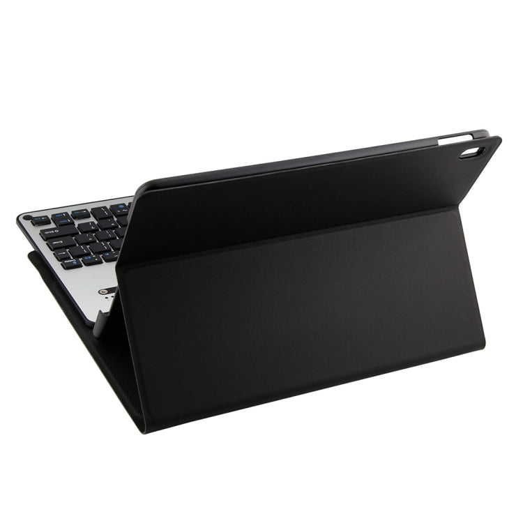 FT-1039B Detachable Bluetooth 3.0 Aluminum Alloy Keyboard + Lambskin Texture Leather Tablet Case for iPad Pro 10.5 inch / iPad Air (2019), with Water Repellent / Three-gear Angle Adjustment / Magnetic / Sleep Function (Black) - For iPad Pro by PMC TechLife | Online Shopping South Africa | PMC TechLife