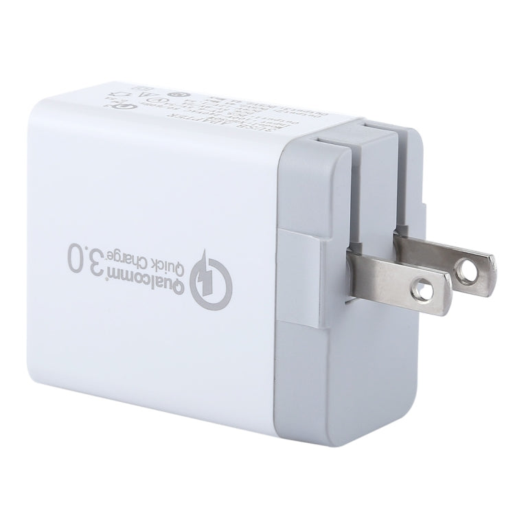 3 USB Ports (3A + 2.4A + 2.4A) Quick Charger QC 3.0 Travel Charger, US Plug, For iPhone, iPad, Samsung, HTC, Sony, Nokia, LG and other Smartphones - free shipping - PMC TechLife - Order now!