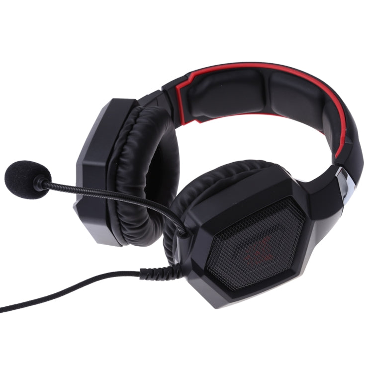 ONIKUMA K8 Over Ear Bass Stereo Surround Gaming Headphone with Microphone & LED Lights(Red) - Multimedia Headset by ONIKUMA | Online Shopping South Africa | PMC Jewellery | Buy Now Pay Later Mobicred