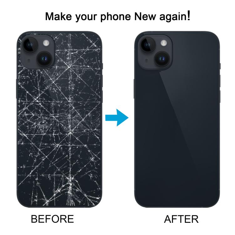For iPhone 14 Plus China Version Battery Back Cover with Middle Frame(Purple) - Back Cover by PMc TechLife | Online Shopping South Africa | PMc TechLife | Buy Now Pay Later Mobicred