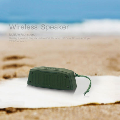 NewRixing NR-4019 Outdoor Portable Bluetooth Speaker with Hands-free Call Function, Support TF Card & USB & FM & AUX (Grey) - Desktop Speaker by NewRixing | Online Shopping South Africa | PMC Jewellery | Buy Now Pay Later Mobicred