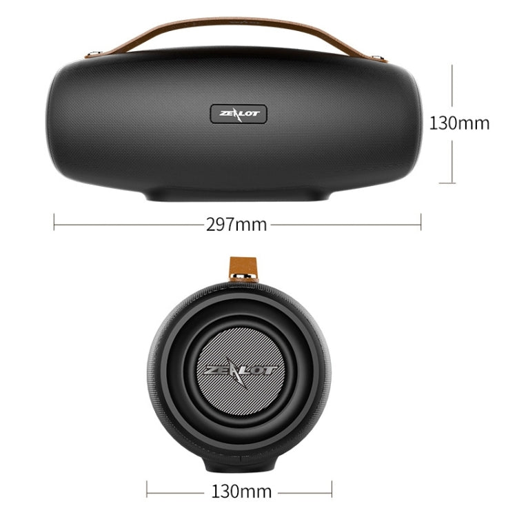 ZEALOT S27 Multifunctional Bass Wireless Bluetooth Speaker, Built-in Microphone, Support Bluetooth Call & AUX & TF Card & 1x93mm + 2x66mm Speakers(Camouflage Red) - free shipping - PMC Jewellery - Order now!