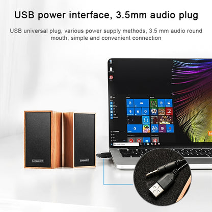 Original Lenovo M530 Laptop & Desktop Computer Universal USB Loudspeakers 3.5mm AUX Connection, 1 Pair - Desktop Speaker by Lenovo | Online Shopping South Africa | PMC Jewellery | Buy Now Pay Later Mobicred