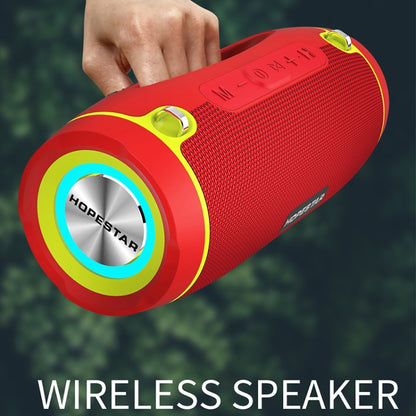 HOPESTAR H45 PARTY Portable Outdoor Waterproof Bluetooth Speaker, Support Hands-free Call & U Disk & TF Card & 3.5mm AUX & FM (Grey) - Desktop Speaker by HOPESTAR | Online Shopping South Africa | PMC Jewellery | Buy Now Pay Later Mobicred