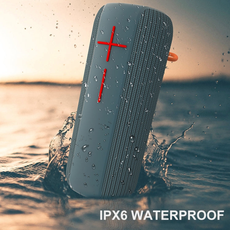 HOPESTAR P14 Pro Portable Outdoor Waterproof Wireless Bluetooth Speaker, Support Hands-free Call & U Disk & TF Card & 3.5mm AUX & FM (Grey) - free shipping - PMC Jewellery - Order now!