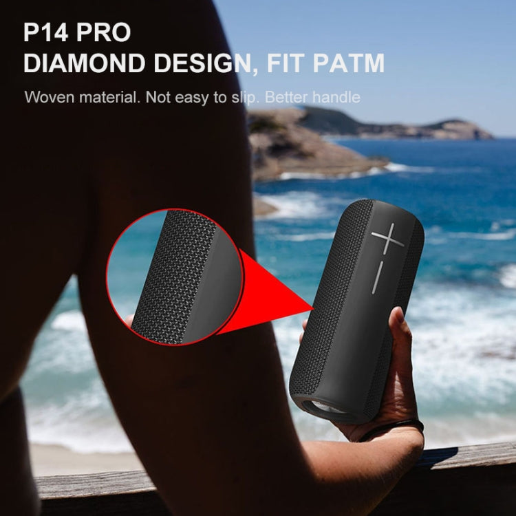 HOPESTAR P14 Pro Portable Outdoor Waterproof Wireless Bluetooth Speaker, Support Hands-free Call & U Disk & TF Card & 3.5mm AUX & FM (Grey) - free shipping - PMC Jewellery - Order now!