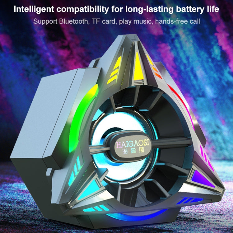 IT-02 Bluetooth 5.0 Mini Portable Computer RGB Wireless Bluetooth Speaker (Black) - free shipping - PMC Jewellery - Order now!