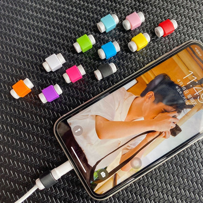 100 PCS Headphone Wire Data Cable Protection Cover Winder Cord Wrap Organizer, Random Color Delivery - Cable Organizer by PMC Jewellery | Online Shopping South Africa | PMC Jewellery | Buy Now Pay Later Mobicred