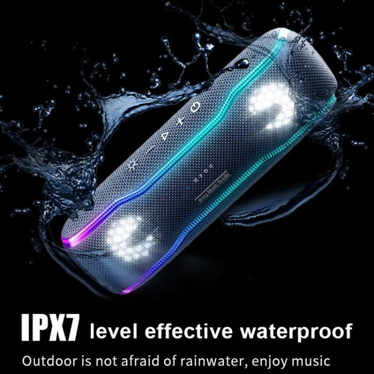 XDOBO BMTL BOSS IPX7 Waterproof Portable Wireless Bluetooth Speaker with RGB Colorful Light & TWS - free shipping - PMC Jewellery - Order now!
